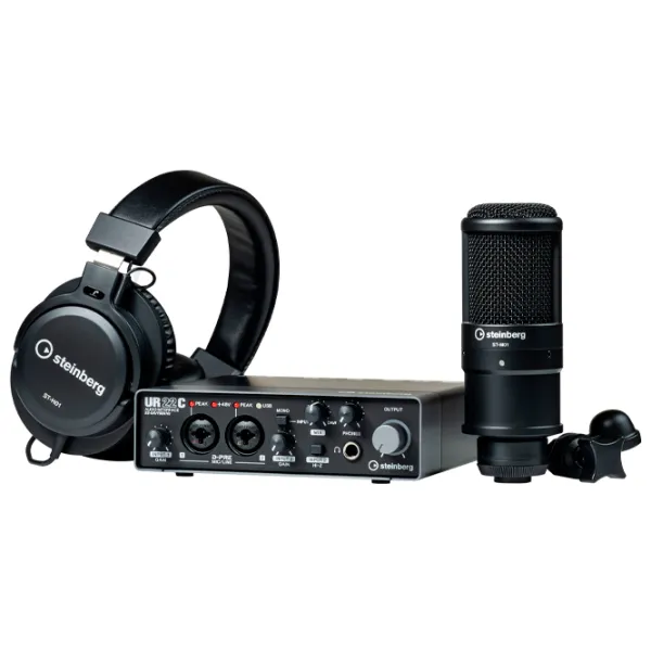 Microfon Professional Steinberg UR22C Recording Pack Black photo 3