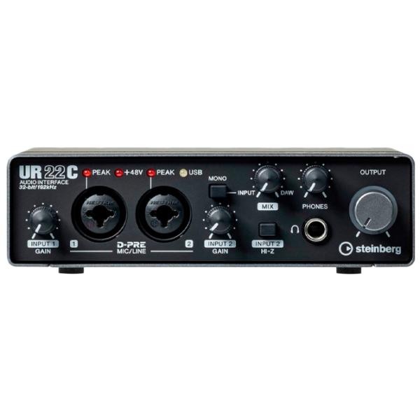 Microfon Professional Steinberg UR22C Recording Pack Black photo 6