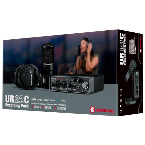 Microfon Professional Steinberg UR22C Recording Pack Black photo 8