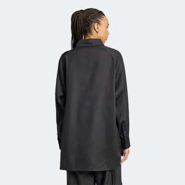Cămașă pentru femei Adidas Poplin Loose M / Black photo 3