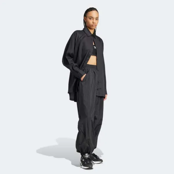 Cămașă pentru femei Adidas Poplin Loose M / Black photo 5