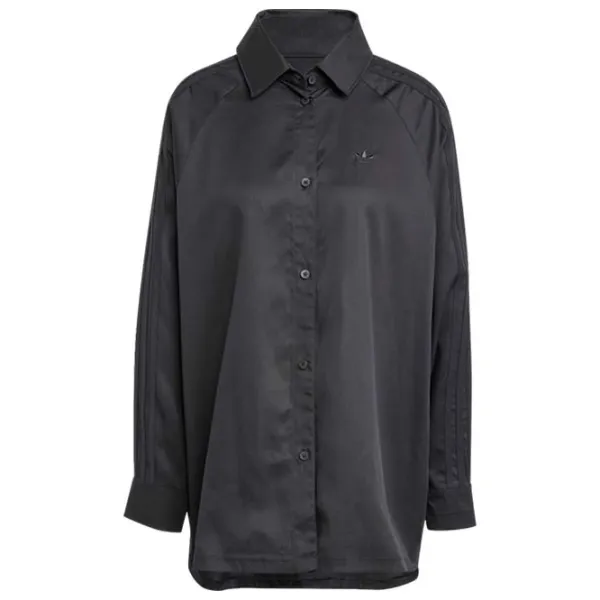 Рубашка для женщин Adidas Poplin Loose XS / Черный photo 1