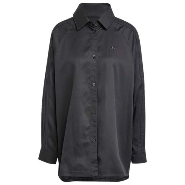 Рубашка для женщин Adidas Poplin Loose XS / Черный photo 1