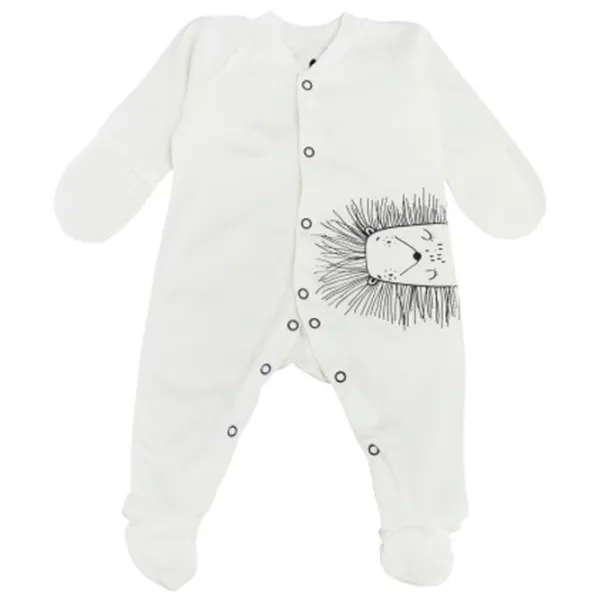 Salopetă pentru băieți Minikin HEDGEHOG 56 / White photo 1