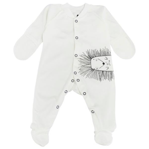 Salopetă pentru băieți Minikin HEDGEHOG 56 / White photo 1