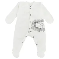 Salopetă pentru băieți Minikin HEDGEHOG 62 / White