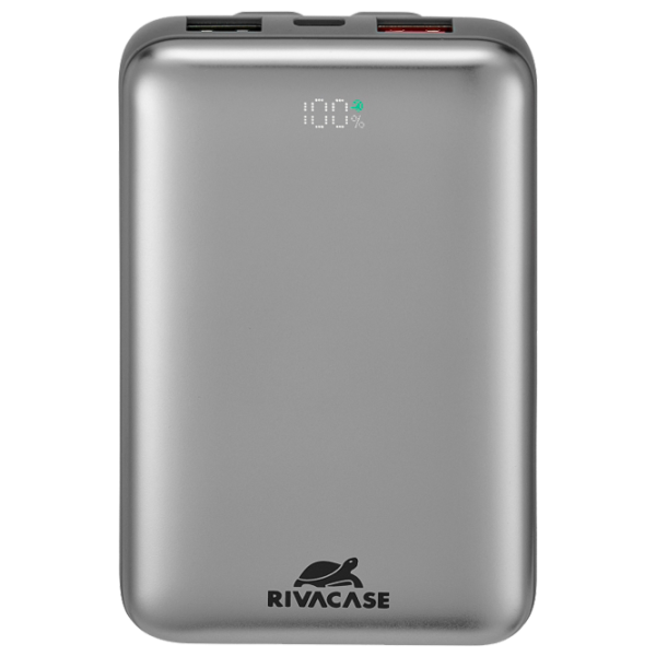 Power Bank RivaCase VA2611 PD 10000 mAh/ Silver photo 1
