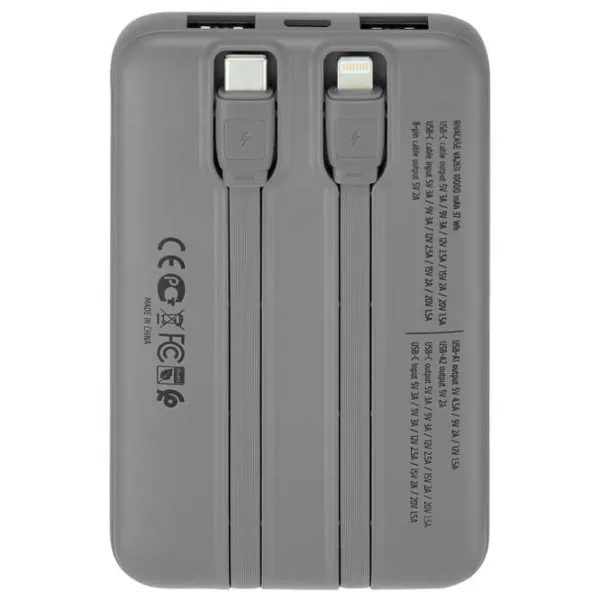 Power Bank RivaCase VA2611 PD 10000 mAh/ Silver photo 4
