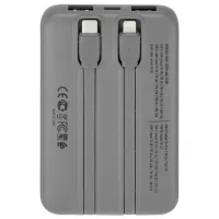 Power Bank RivaCase VA2611 PD 10000 mAh/ Silver photo 4