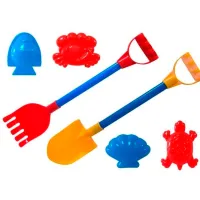 Hабор игрушек для песка Qiu Hao 38000 Пластик / 6
