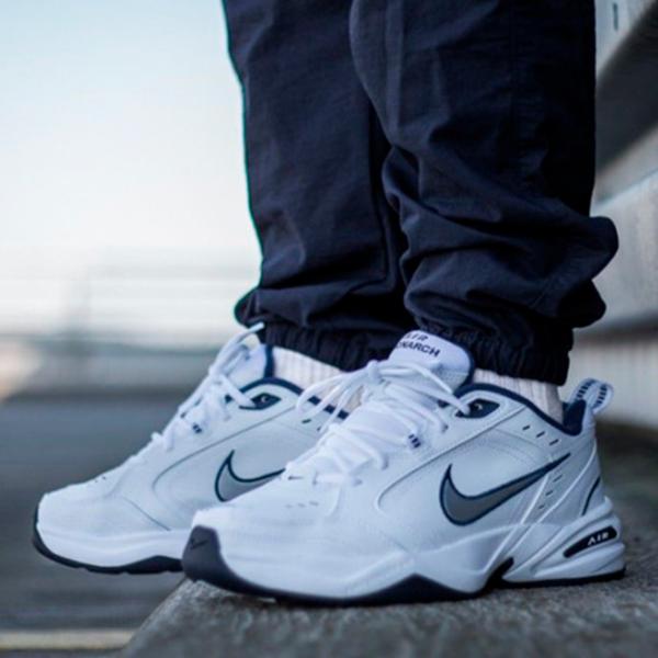 Кроссовки для мужчин Nike Air Monarch IV 46 / White Blue photo 9