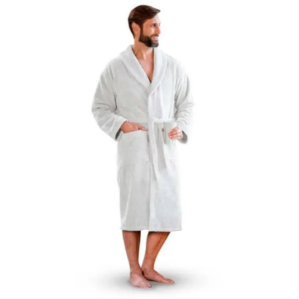 Халат унисекс Rhomtuft Face & Body Bademantel Белый photo 4