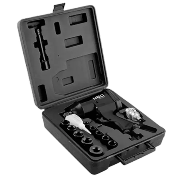 Cheie de impact pneumatică NEO Tools 14-502  6.3 bar / Black photo 1