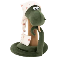 Мягкая игрушка Orange Toys Animals 2522/25 Sleepy the Snake  1+ / Зеленый