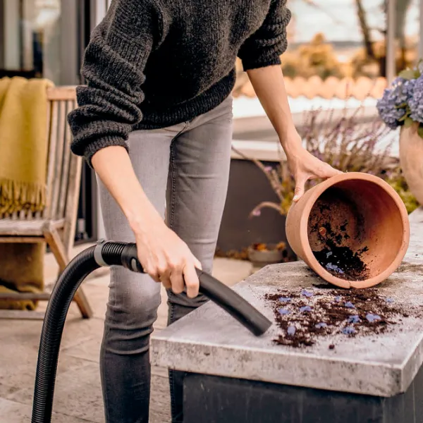 Промышленный пылесос KARCHER WD3 1.628-104.0 + Фильтр 2.863-314.0 1000 Вт / Желтый photo 6