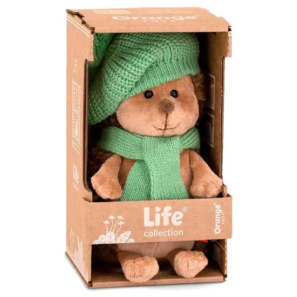 Jucărie moale Orange Toys Animals OS001-220/20B Prickle the Hedgehog  1+ / Brown photo 6