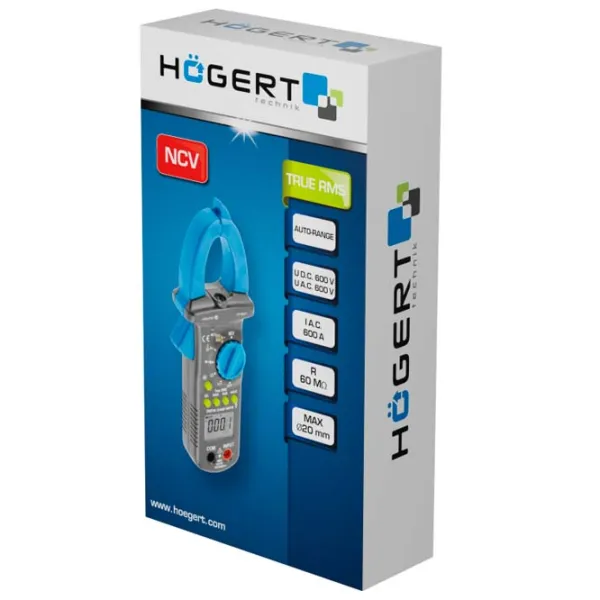 Detector Hoegert HT1E621 Blue / Acumulator photo 2