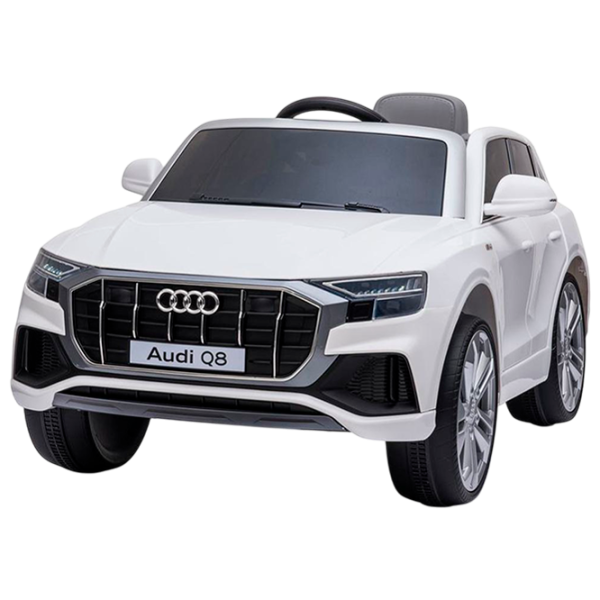 Mașină electrică Audi Q8 Richi Tichi JJ2066 8 km/h / 30 kg / 3+ / White photo 1