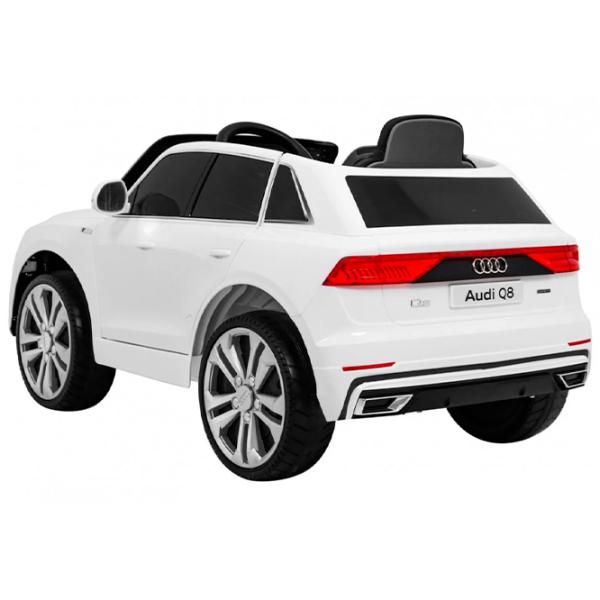 Mașină electrică Audi Q8 Richi Tichi JJ2066 8 km/h / 30 kg / 3+ / White photo 3