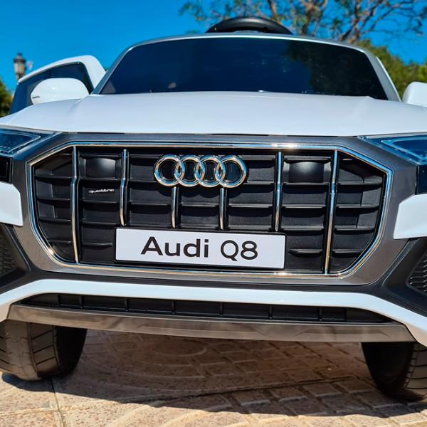 Mașină electrică Audi Q8 Richi Tichi JJ2066 8 km/h / 30 kg / 3+ / White photo 5