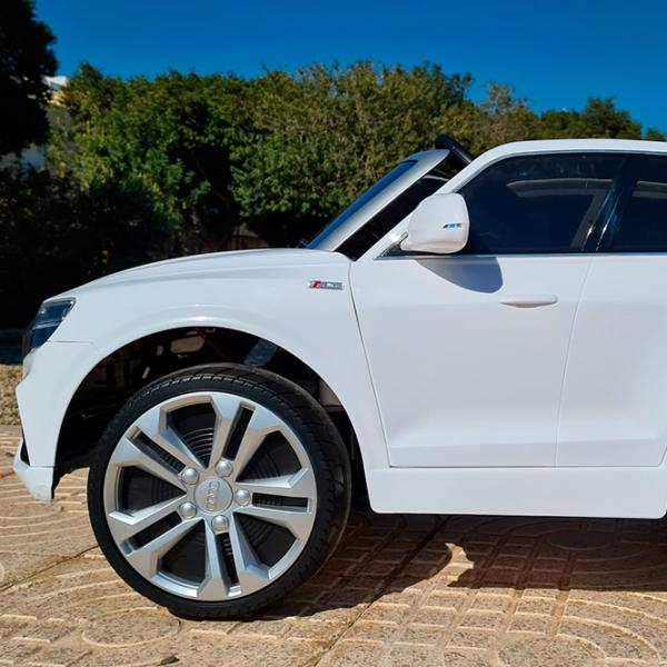Mașină electrică Audi Q8 Richi Tichi JJ2066 8 km/h / 30 kg / 3+ / White photo 11