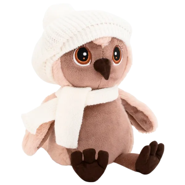 Jucărie moale Orange Toys Animals OS689/20 Sonya the Owl: Fashionista  1+ / Brown photo 1