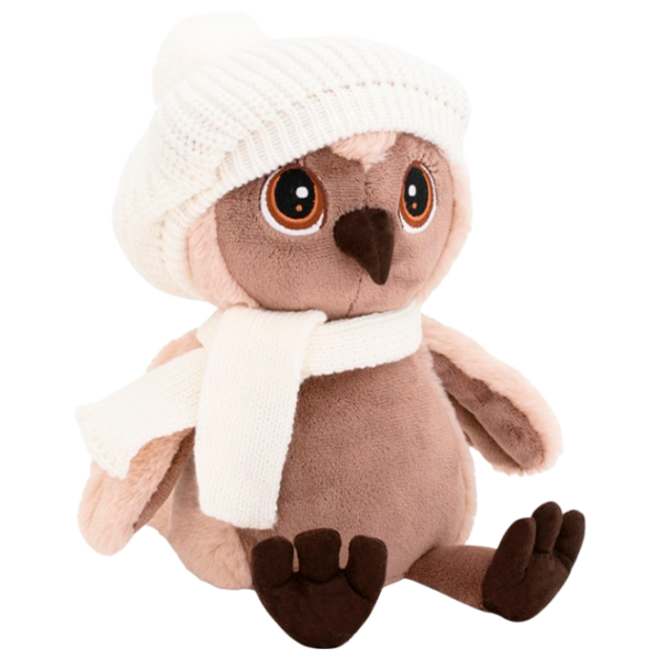 Jucărie moale Orange Toys Animals OS689/20 Sonya the Owl: Fashionista  1+ / Brown photo 1
