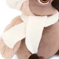 Jucărie moale Orange Toys Animals OS689/20 Sonya the Owl: Fashionista 1+ / Brown photo 2