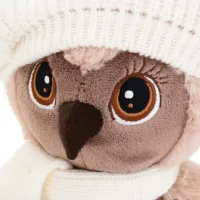 Jucărie moale Orange Toys Animals OS689/20 Sonya the Owl: Fashionista 1+ / Brown photo 4