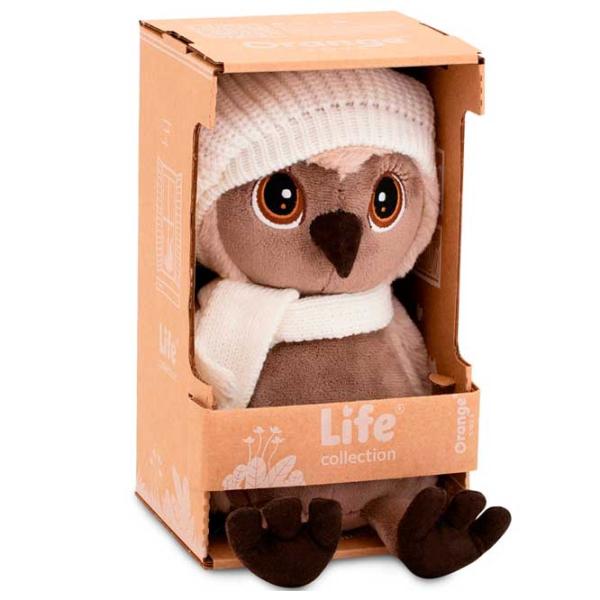 Jucărie moale Orange Toys Animals OS689/20 Sonya the Owl: Fashionista  1+ / Brown photo 5