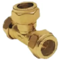 Тройник NTM 207H22 Латунь