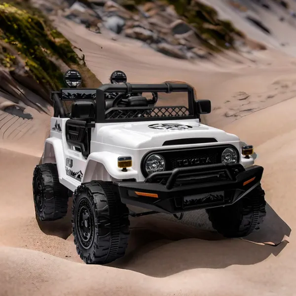 Электромобиль Toyota FJ Cruiser Richi Tichi JJ2099/2 / 30 кг / 3+ / Белый photo 2