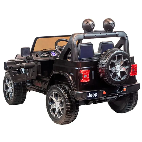 Mașină electrică Jeep Rubicon Richi Tichi JWR555/1  / 35 kg / 3+ / Black photo 13 Mașină electrică Jeep Rubicon Richi Tichi JWR555/1  / 35 kg / 3+ / Black photo 13