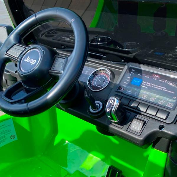 Mașină electrică Jeep Rubicon Richi Tichi JWR555/2  / 35 kg / 3+ / Green photo 14