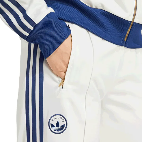 Pantaloni sportivi pentru femei Adidas Firebird Badge L / White photo 4
