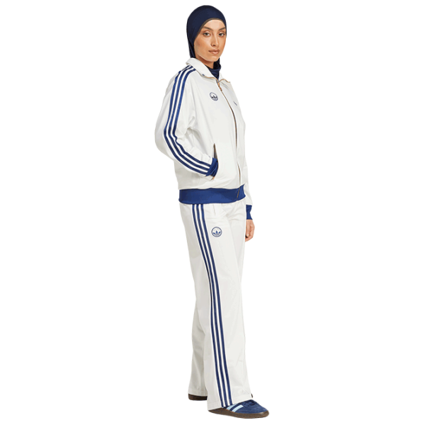 Pantaloni sportivi pentru femei Adidas Firebird Badge M / White photo 2