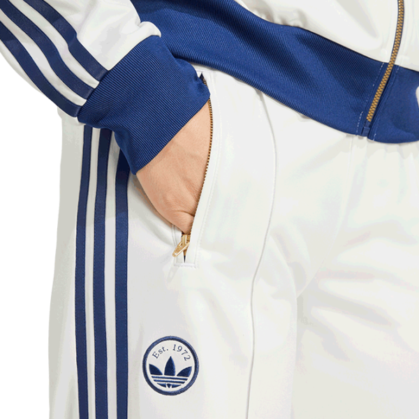 Pantaloni sportivi pentru femei Adidas Firebird Badge M / White photo 4