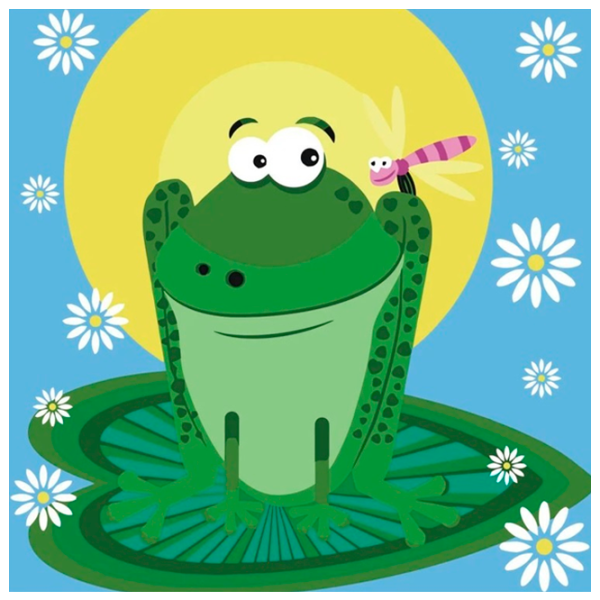 Картина по номерам Strateg Лягушка на кувшинке ES058 30 x 30 см / Вертикальная photo 1 Картина по номерам Strateg Лягушка на кувшинке ES058 30 x 30 см / Вертикальная photo 1