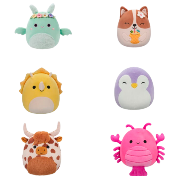 Jucărie moale Squishmallows Animals SQJW7519A  3+ / Multicolor photo 1