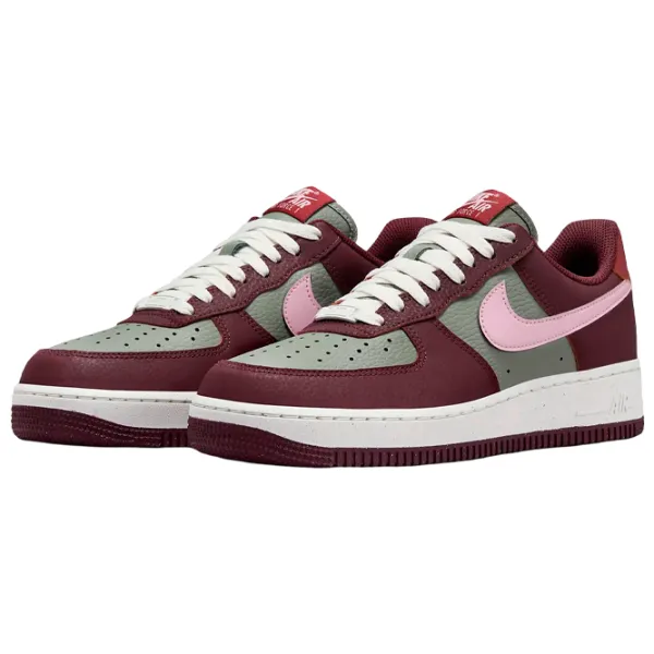 Ghete pentru femei Nike Wmns Air Force 1 '07 Demisezon / Dark Red photo 1