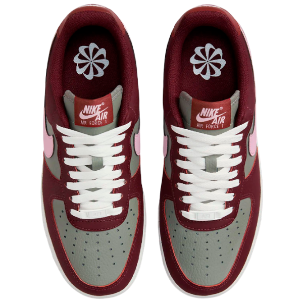Ghete pentru femei Nike Wmns Air Force 1 '07 Demisezon / Dark Red photo 4