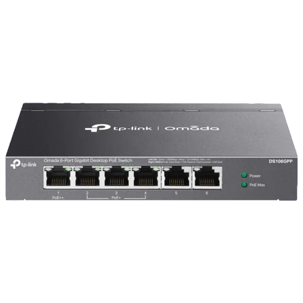 Коммутатор TP-Link DS106GPP Черный photo 1