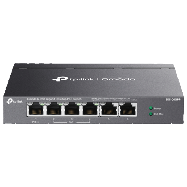Коммутатор TP-Link DS106GPP Черный photo 1