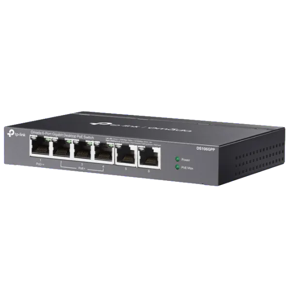 Коммутатор TP-Link DS106GPP Черный photo 2