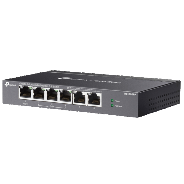 Коммутатор TP-Link DS106GPP Черный photo 2