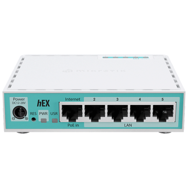Коммутатор Mikrotik E50UG Белый photo 1
