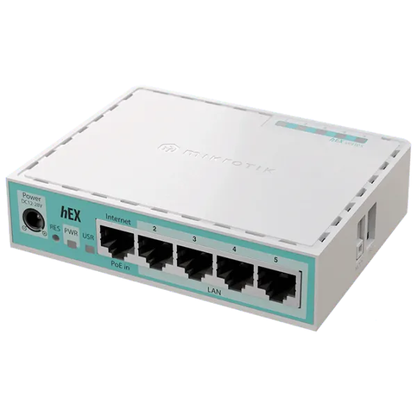 Коммутатор Mikrotik E50UG Белый photo 2