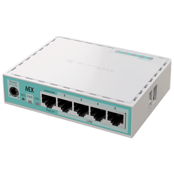 Коммутатор Mikrotik E50UG Белый photo 2