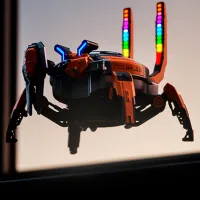 Портативная колонка Mecha Mechanical Crab 10 Вт/ Оранжевый photo 2