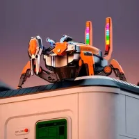 Портативная колонка Mecha Mechanical Crab 10 Вт/ Оранжевый photo 3